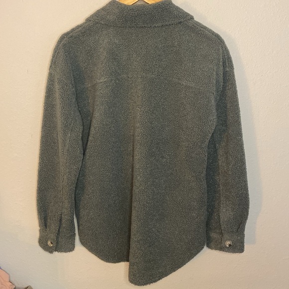 Hem & Thread Gray Fleece Jacket - Picture 7 of 7